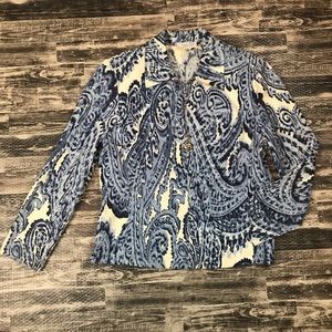 St. John by Marie Gray Zippered Jacket EUC